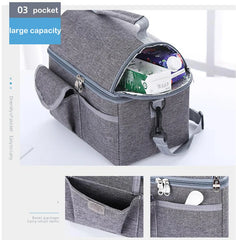 Thicken Folding Cooler Bag Insulation Thermal Lunch Box Picnic Food Drink Fresh