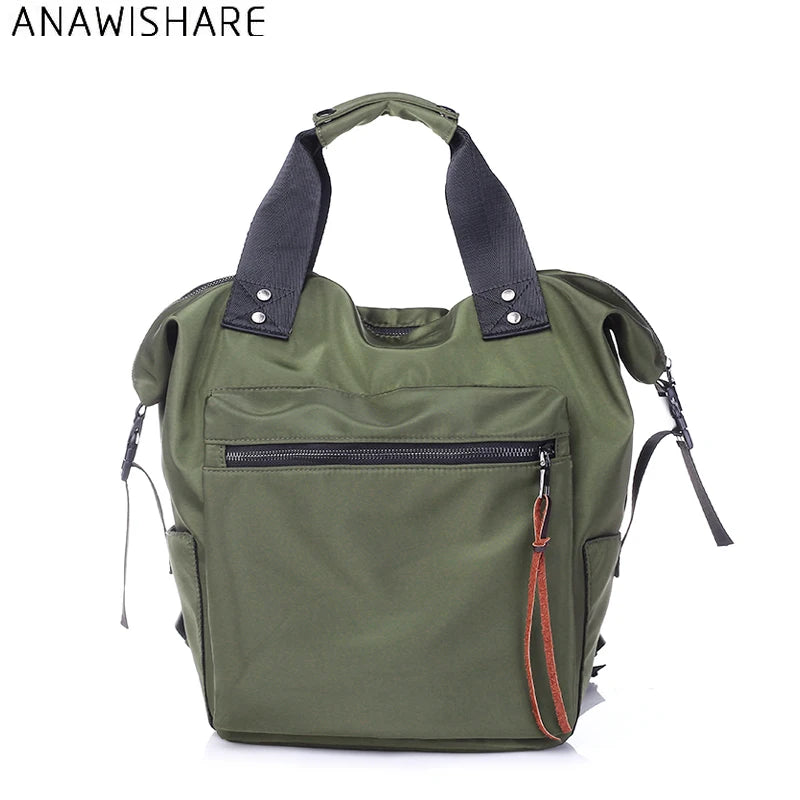 Nylon Waterproof School Bags For Teenage Girls Large Backpacks Bookbags