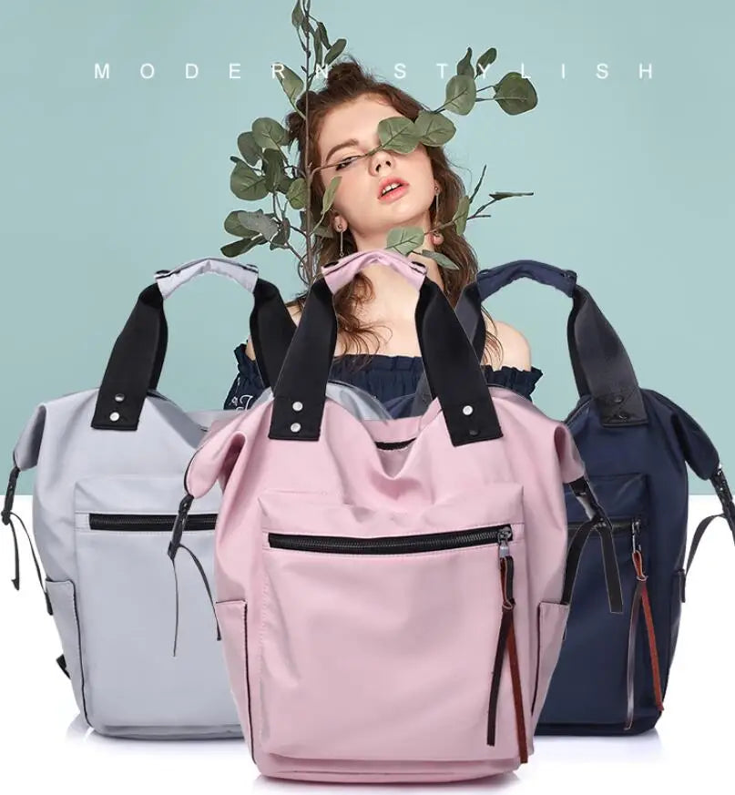 Nylon Waterproof School Bags For Teenage Girls Large Backpacks Bookbags