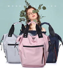 Nylon Waterproof School Bags For Teenage Girls Large Backpacks Bookbags