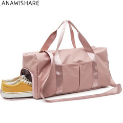 Nylon Waterproof Travel Duffle Bag Men Women Shoulder Handbag