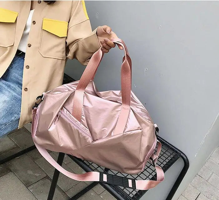 Nylon Waterproof Travel Duffle Bag Shoulder Bag Bolso Deporte