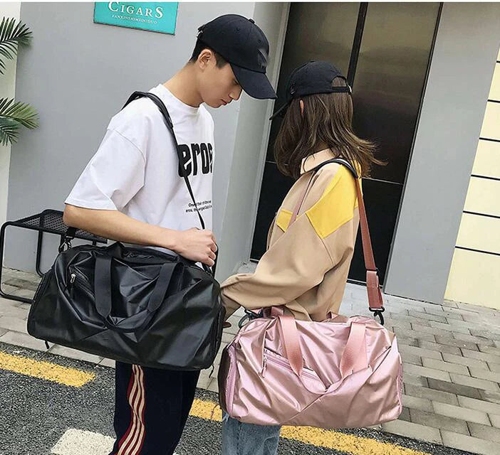 Nylon Waterproof Travel Duffle Bag Shoulder Bag Bolso Deporte