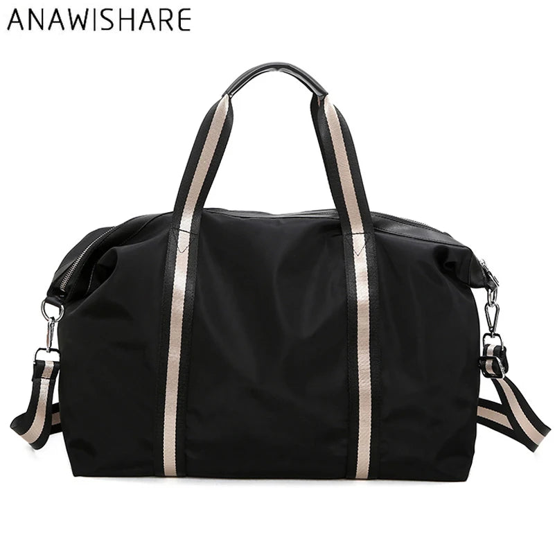 Waterproof Nylon Travel Duffle Bag Shoulder Handbag