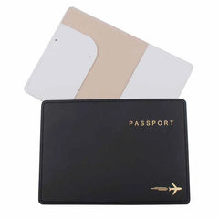 Lover Couple Passport Cover Travel Wedding PU Passport Holder