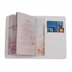 Lover Couple Passport Cover Travel Wedding PU Passport Holder