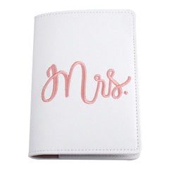 Lover Couple Passport Cover Travel Wedding PU Passport Holder
