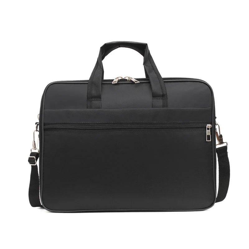 Men's 17.5-Inch Laptop Bag Nylon Shoulder Briefcase