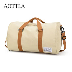 Women's Travel Shoulder Bag with Dry Wet Separation - Tote Bag for Women