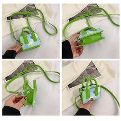 ASHINE Mini Ladies Tote Bags Crocodile Chains Women Hand Bags