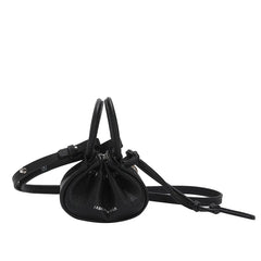 ASHINE Drawstring Mini Bag PU Sling Shoulder Lipstick Keys Earphone Purse