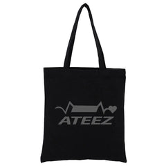 ATEEZ K-pop Canvas Tote Bag Harajuku Casual Eco Shopper Shoulder Bag