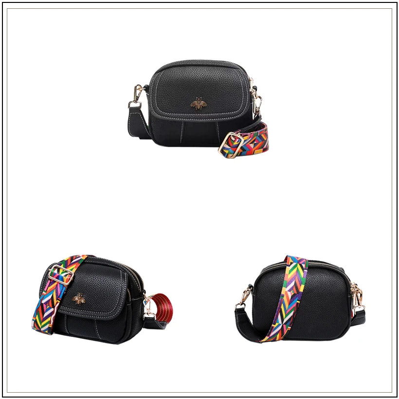 AVRO's MODA Casual Shoulder Bag Women Handbag Female Retro Crossbody Zipper Bag