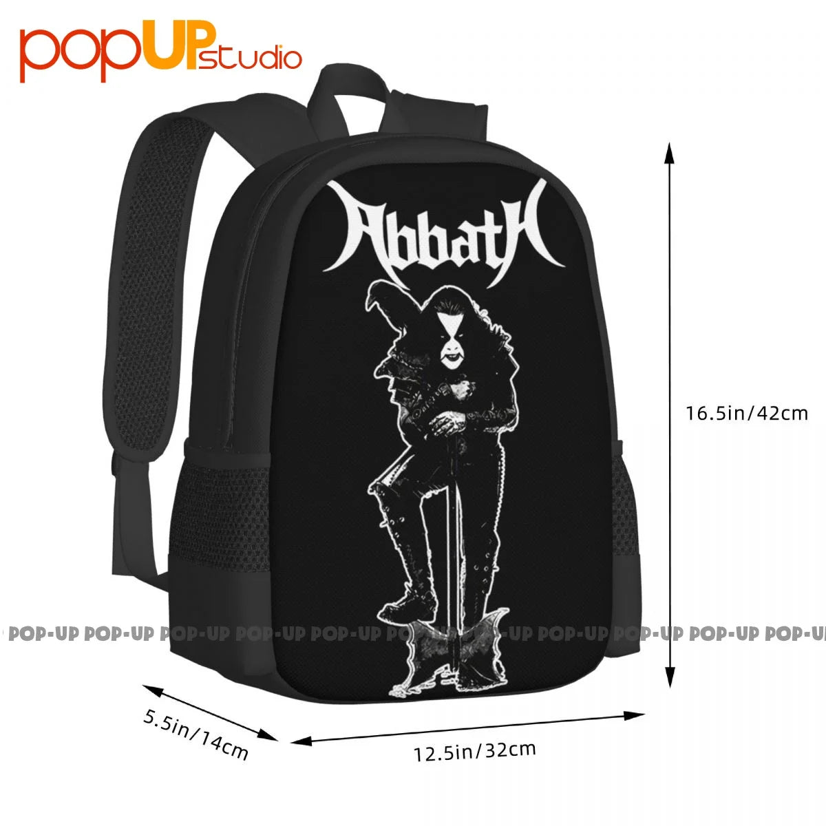 Abbath Guardian Metal Backpack Large Capacity Sports Bag