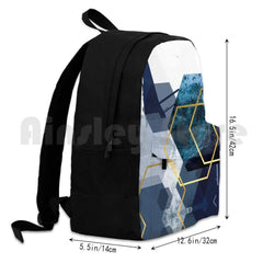 Abstract Landscape Part 2 Backpack Waterproof Camping Travel