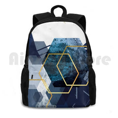 Abstract Landscape Part 2 Backpack Waterproof Camping Travel