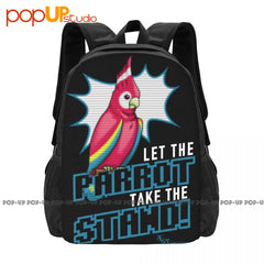 Ace Attorney Parrot Backpack School Softback Tote Bag