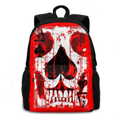 Ace Of Spades Skull Arrivals Satchel Schoolbag Bags Backpack