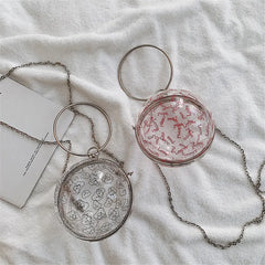 Clear Acrylic Bag Trendy Transparent Crossbody Shoulder Bag