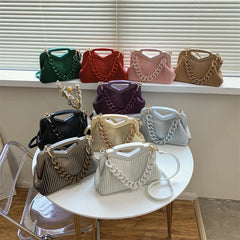 Acrylic Chain Crossbody Bag Vintage Handbag Women Shoulder Bag