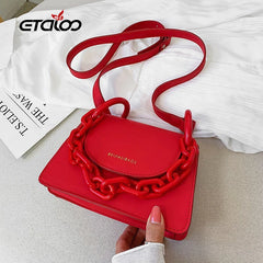 Mini PU Leather Crossbody Bags For Women Handbags Female Shoulder Bags