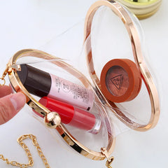 Clear Transparent Heart Shape Single Shoulder Bag