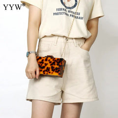 Leopard Print Crossbody Bag for Women
