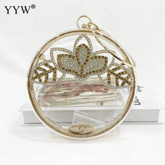 Acrylic Women Bags Diamonds Handbag Clutches And Purse Banquet Bag