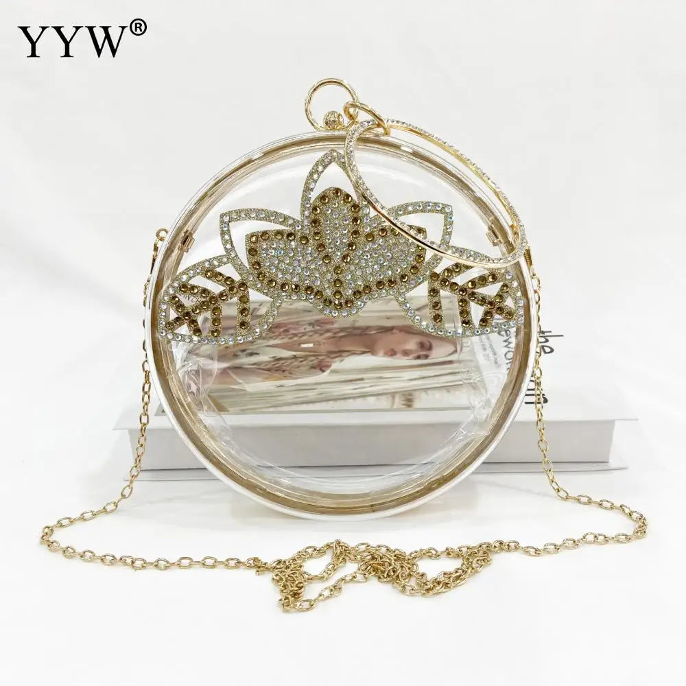 Acrylic Women Bags Diamonds Handbag Clutches And Purse Banquet Bag