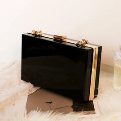 Acrylic Candy Box Bag Chain Shoulder Handbag Square Small Women's Bag