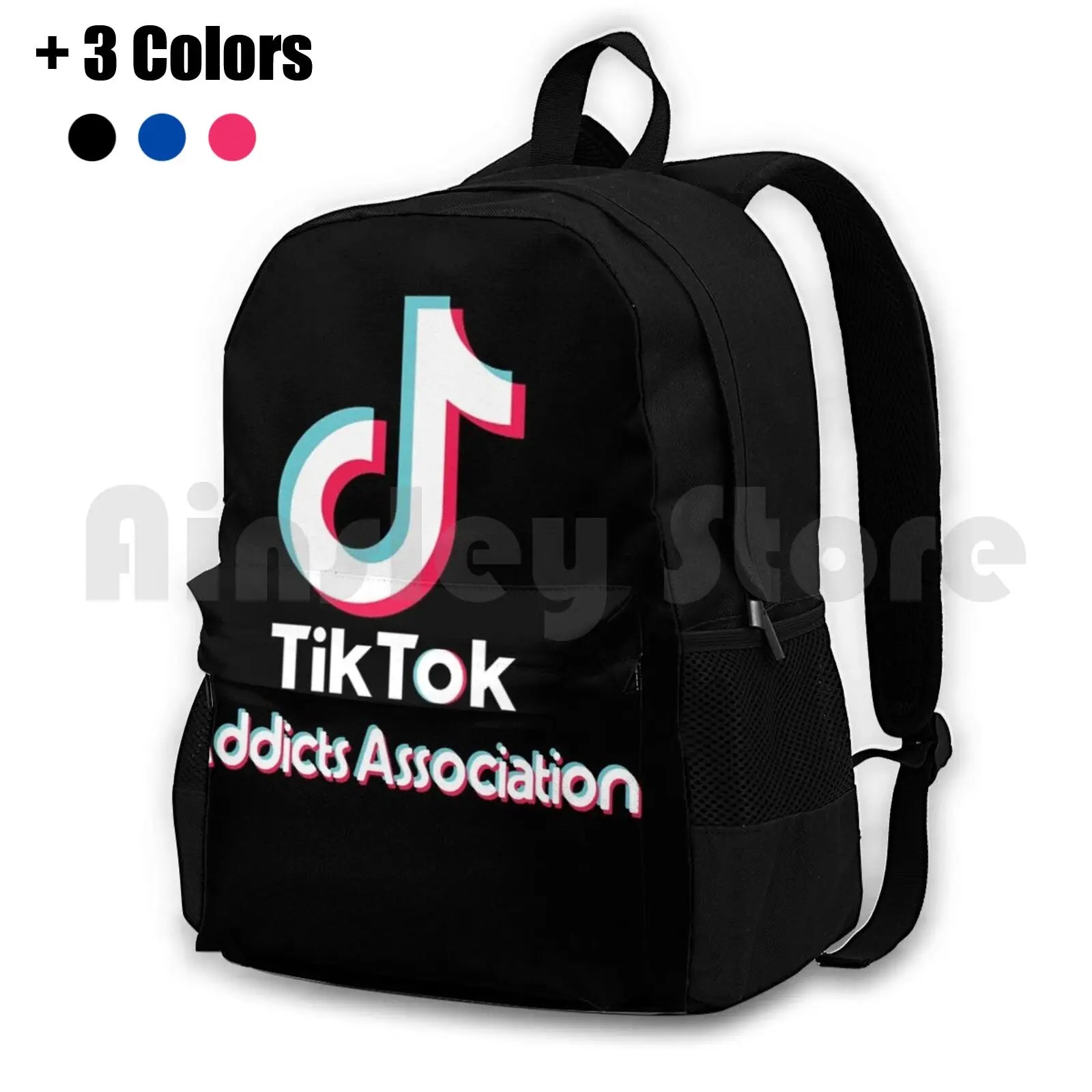 Addicts Association Outdoor Hiking Backpack Funny