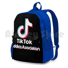 Addicts Association Outdoor Hiking Backpack Funny