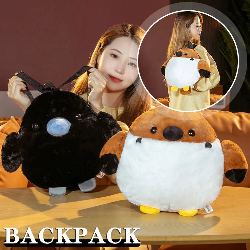 Fat Bird Plush Bag Cartoon Shoulders Bag Soft Gift for Girls SEC88