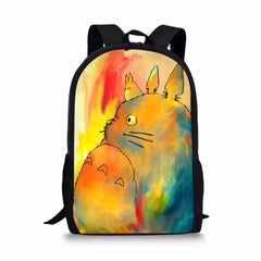 Totoro Backpacks Japanese Anime School Bags for Boys and Girls