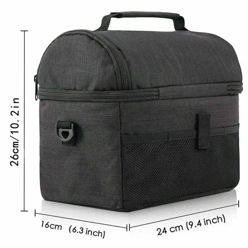 Adult Kids Portable Insulated Lunch Bag Food Storage Lunchbox 8L