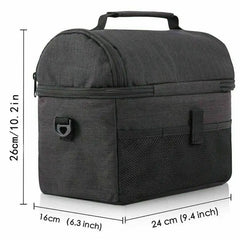 Adult Kids Portable Insulated Lunch Bag Food Storage Lunchbox 8L