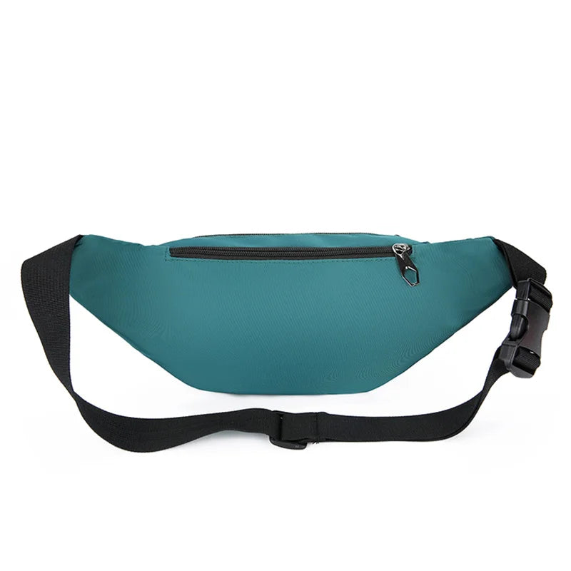 Large Capacity Waist Bag for Adults, Multiuse Sports Chest Pack, Black