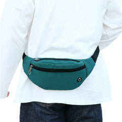 Large Capacity Waist Bag for Adults, Multiuse Sports Chest Pack, Black