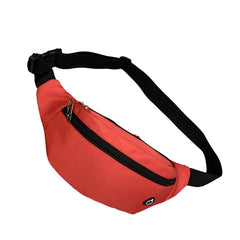 Large Capacity Waist Bag for Adults, Multiuse Sports Chest Pack, Black