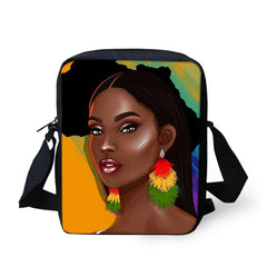 Africa Girl Mini Messenger Bag for Students