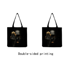 African Art Women Shoulder Bag Large Capacity Foldable Tote Bag