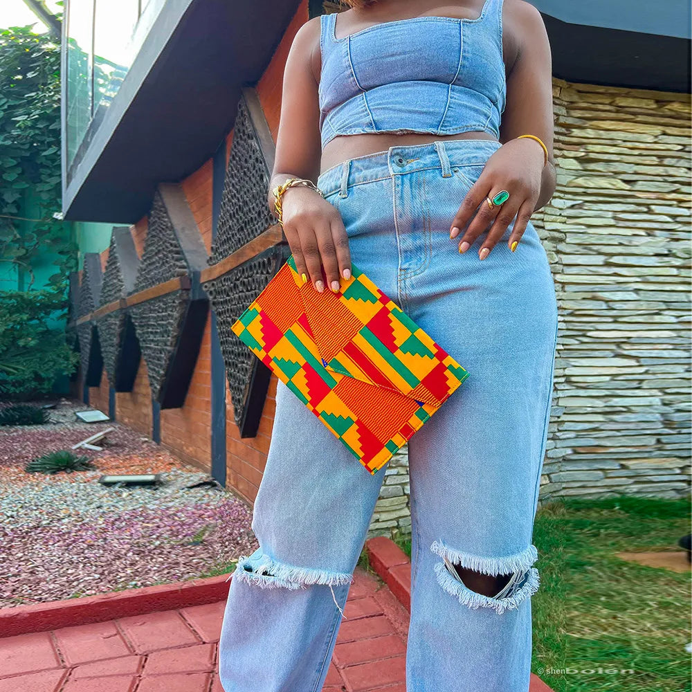 Kente Print Mini Bag for Women