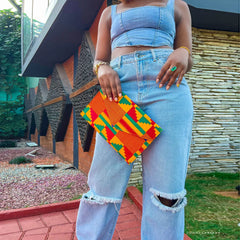 Kente Print Mini Bag for Women