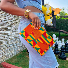 Kente Print Mini Bag for Women
