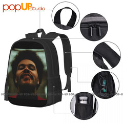 After Hours Photo The Weeknd Backpack Large Capacity Bookbag