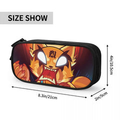 Aggretsuko Pen Box Student Anime Zipper Pen Bag