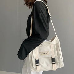 Japanese Style Crossbody Bag Waterproof School Bag