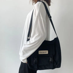 Japanese Style Crossbody Bag Waterproof School Bag