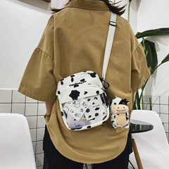 Cow Print Crossbody Bag Women's Shoulder Phone Purse