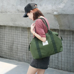 Large Duffle Bags Women Travel Weekend Outdoor Shoulder Bag Top Oxford Travel Ba